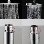 Solid large showerhead standard spray pattern large showerhead