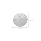 Solid large showerhead standard spray pattern large showerhead