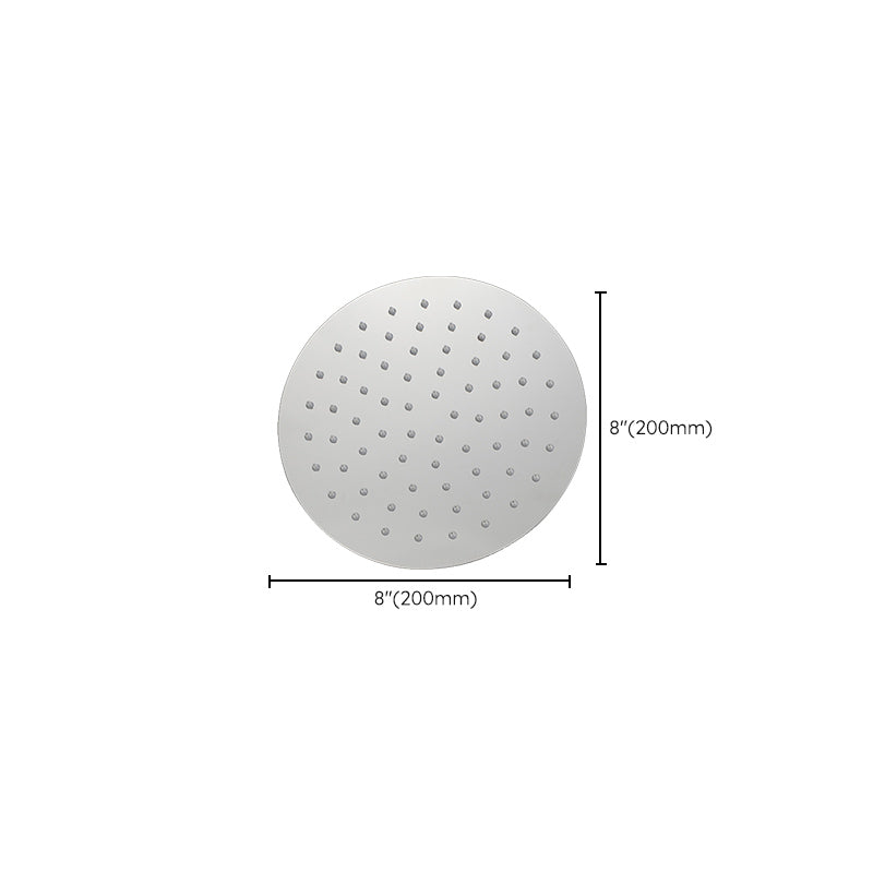 Solid large showerhead standard spray pattern large showerhead