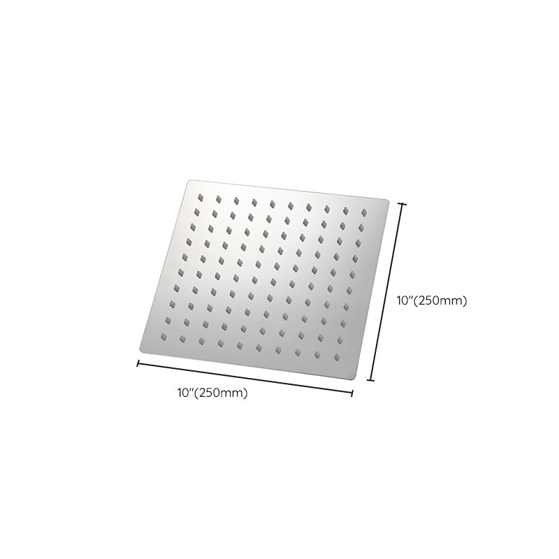 Solid large showerhead standard spray pattern large showerhead