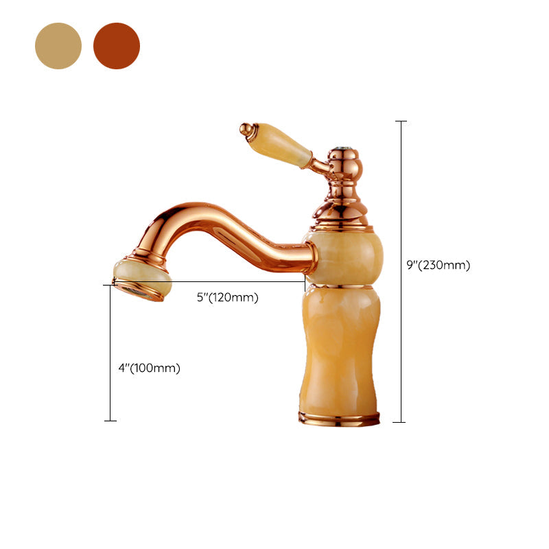 Glam Basin faucet Lever handle Low arch basin faucet Bathroom faucet