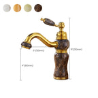 Glam Basin faucet Lever handle Low arch basin faucet Bathroom faucet