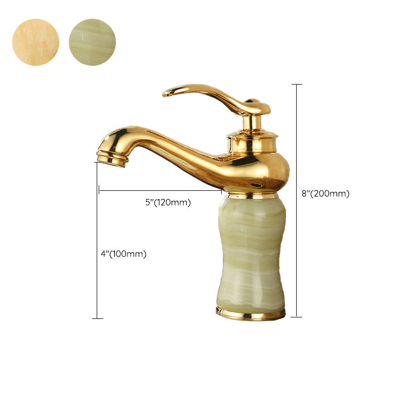 Glam Basin faucet Lever handle Low arch basin faucet Bathroom faucet