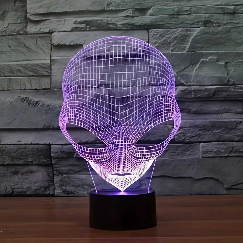 AstroLight – 3D-alien lamp with LED color lighting and touch control