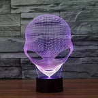 AstroLight – 3D-alien lamp with LED color lighting and touch control