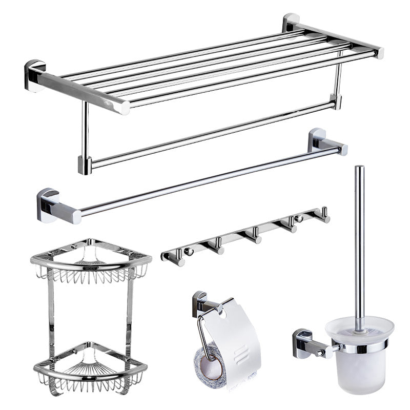 Modern Bathroom Accessory Set Stainless Steel Bathroom Rack Towel Holder Bathroom Accessory Set
