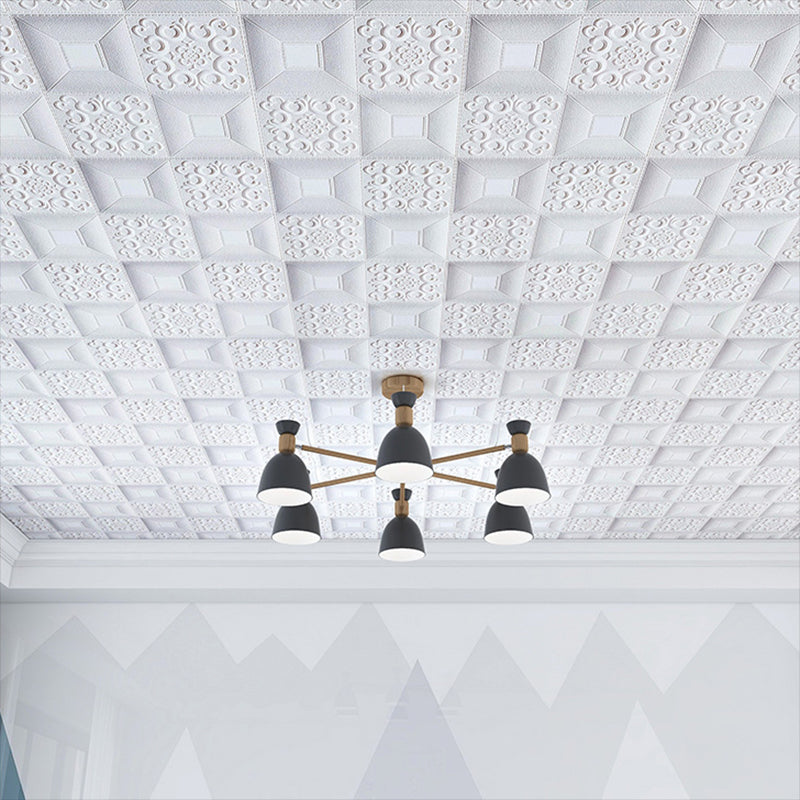 3D Wall Panel Modern Simple Home Living Room Wall Panel (10-Pack)