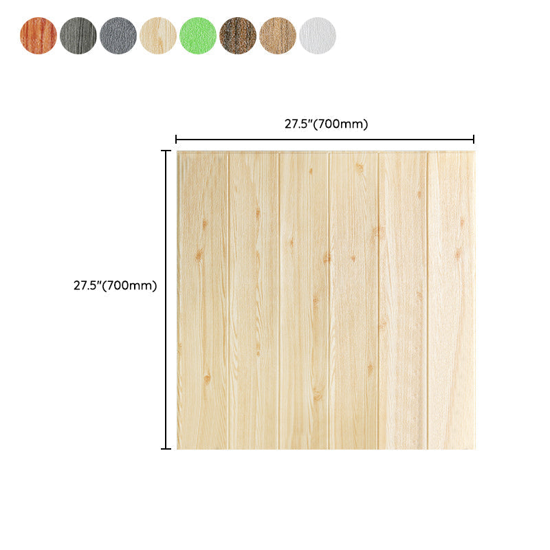 Wall paneling Vinyl Peel and Stick Smooth Waterproof Interior Wall Paneling