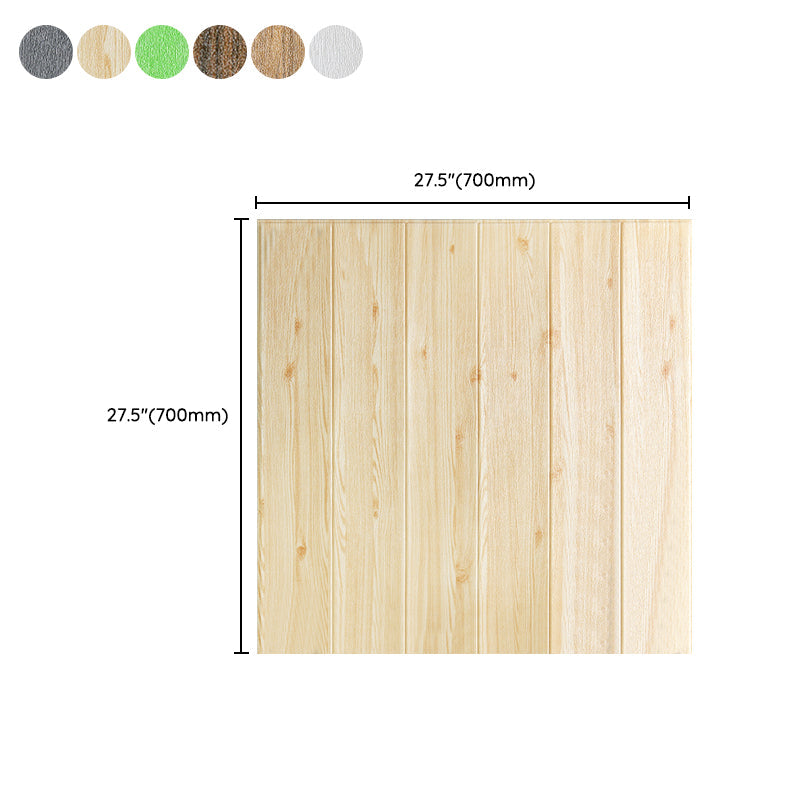 Wall paneling Vinyl Peel and Stick Smooth Waterproof Interior Wall Paneling