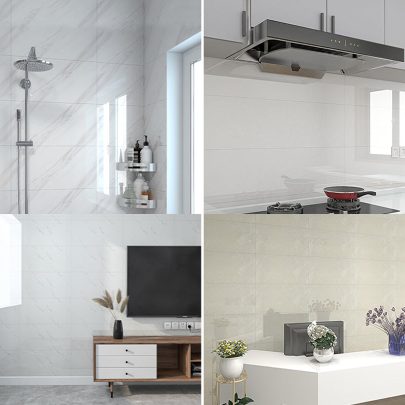 Waterproof Peel & Stick Tiles Marbling Single Tile for Bathroom Splashback