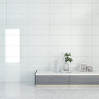 Waterproof Peel & Stick Tiles Marbling Single Tile for Bathroom Splashback