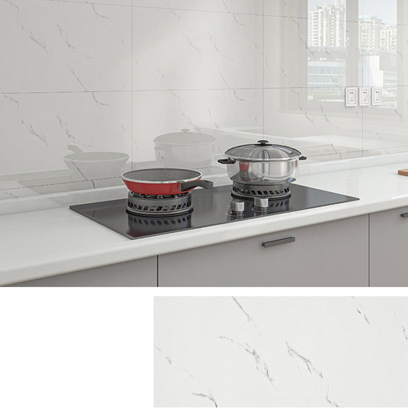 Waterproof Peel & Stick Tiles Marbling Single Tile for Bathroom Splashback