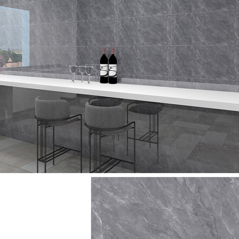 Waterproof Peel & Stick Tiles Marbling Single Tile for Bathroom Splashback