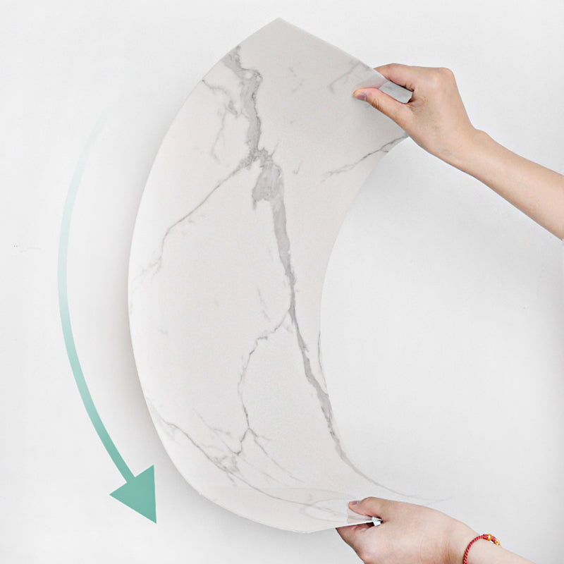 Waterproof Peel & Stick Tiles Marbling Single Tile for Bathroom Splashback
