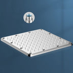 Solid square showerhead Standard spray pattern Large showerhead