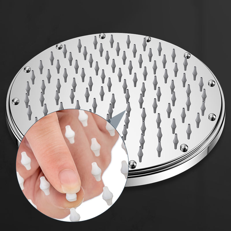 Solid square showerhead Standard spray pattern Large showerhead