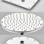 Solid square showerhead Standard spray pattern Large showerhead
