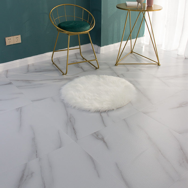 Modern vinyl flooring with marble design for peeling and sticking