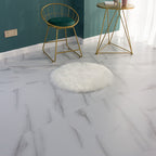 Modern vinyl flooring with marble design for peeling and sticking