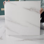 Modern vinyl flooring with marble design for peeling and attaching