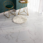 Modern vinyl flooring with marble design for peeling and sticking