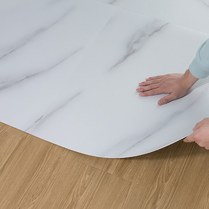 Modern vinyl flooring with marble design for peeling and sticking
