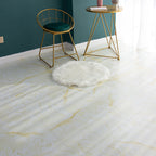 Modern vinyl flooring with marble design for peeling and sticking