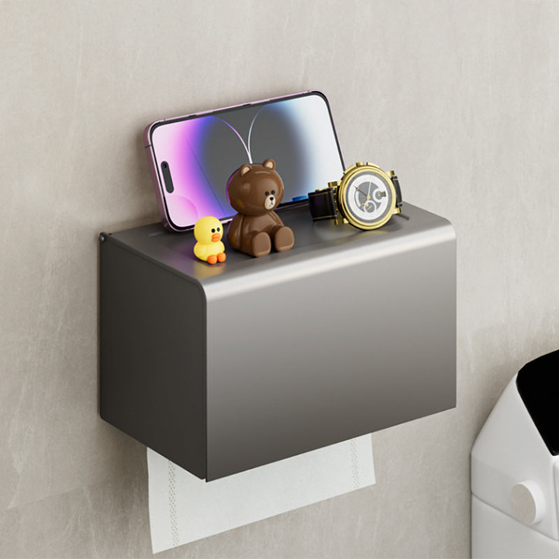Modern Gray Bathroom Accessory Set Bathroom Shelf Towel Bar Bathroom Accessory Set