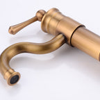 Classic basin mixer with swivel spout, single lever basin mixer