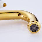 Glam Vessel Faucet Swivel Spout Lever Handle Sink Faucet