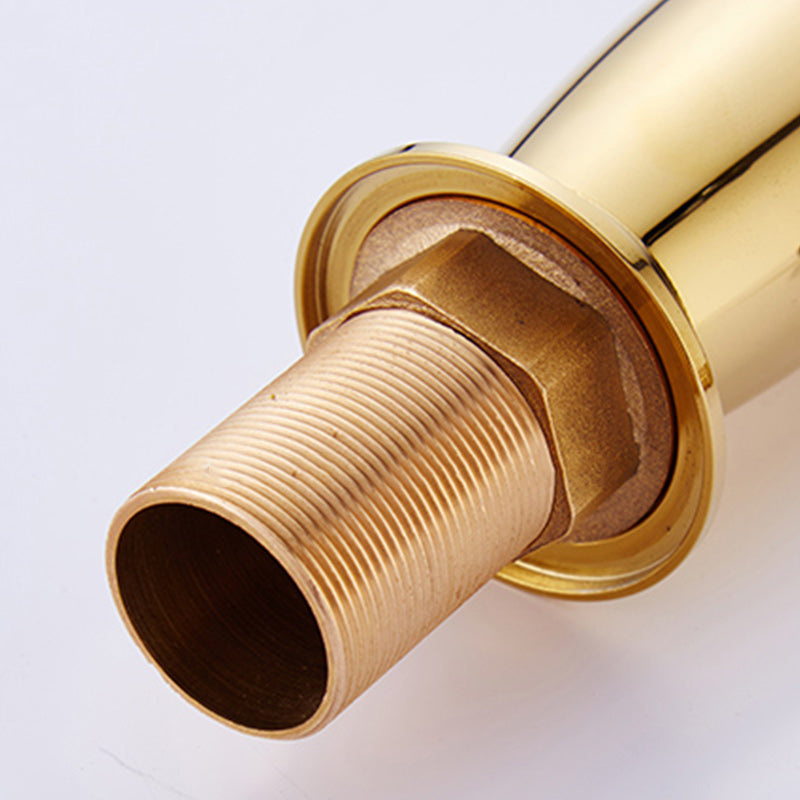 Glam Vessel Faucet Swivel Spout Lever Handle Sink Faucet
