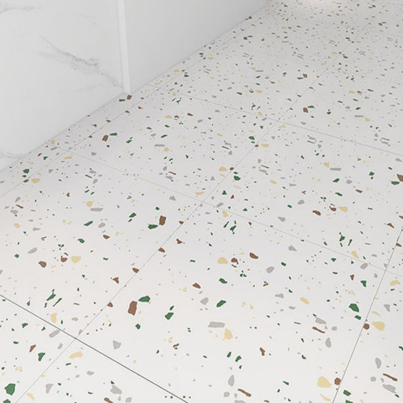 Modern Indoor Vinyl Flooring Marble Print Square PVC Vinyl Floor