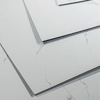 Home Indoor Vinyl Floor Peel and Stick Marble Print Square PVC Flooring