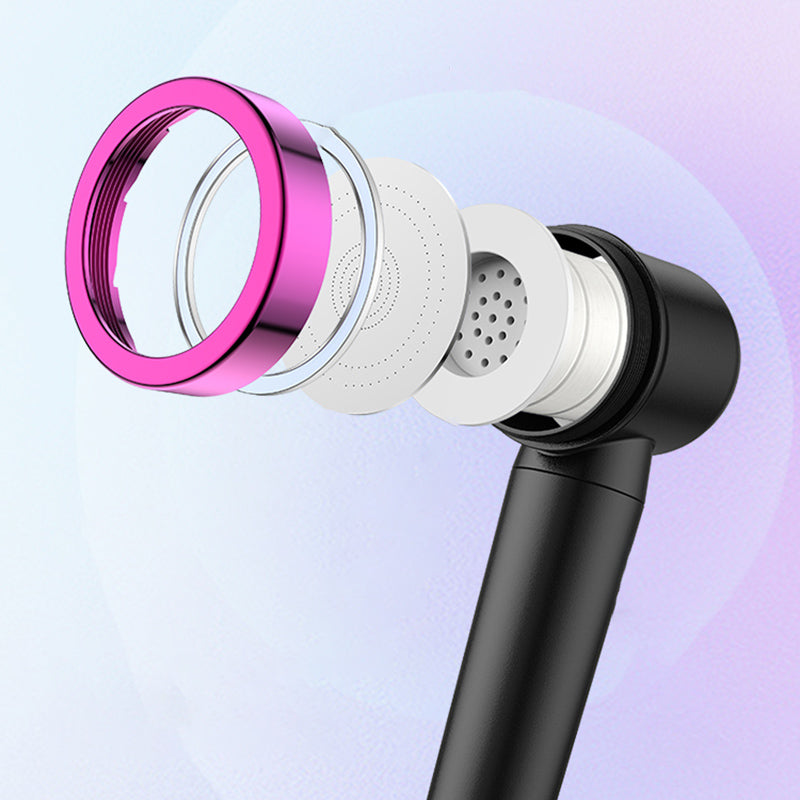Water filtration shower head standard spray pattern handheld shower head