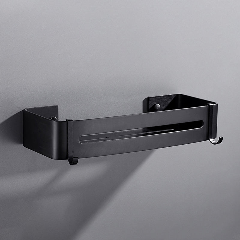 Matt Black Modern Bathroom Accessory Set, Set of 3, Bathroom Shelf
