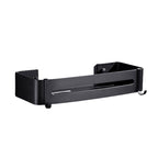 Matt Black Modern Bathroom Accessory Set, Set of 3, Bathroom Shelf
