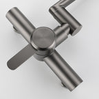 Modern Wall-Mounted Kitchen Faucet Single Lever Faucet in Chrome