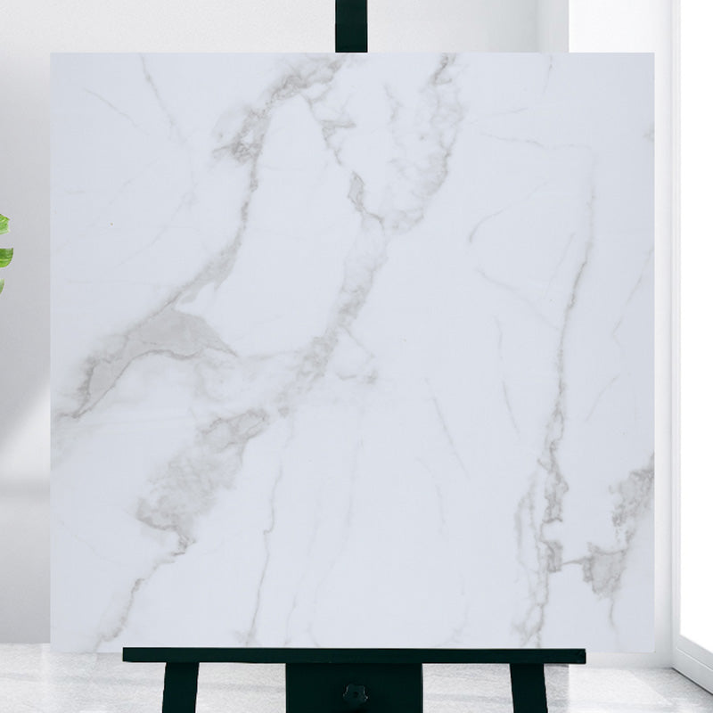 Modern Home Flooring Peel and Stick Marble Print Vinyl Floor