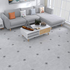 Home Indoor Vinyl Floor Spiral Marble Print Square PVC Vinyl Floor