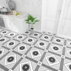 Home Indoor Vinyl Floor Spiral Marble Print Square PVC Vinyl Floor