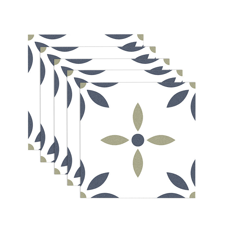Square Peel & Stick Tile with Pattern Waterproof Tile for Home