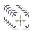Square Peel & Stick Tile with Pattern Waterproof Tile for Home