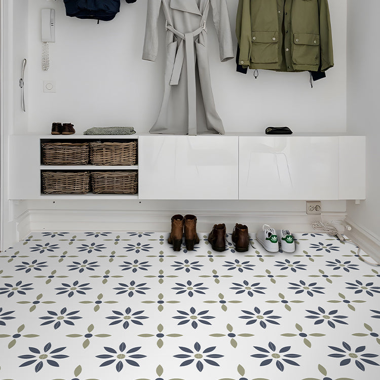Square Peel & Stick Tile with Pattern Waterproof Tile for Home