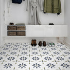Square Peel & Stick Tile with Pattern Waterproof Tile for Home