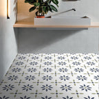 Square Peel & Stick Tile with Pattern Waterproof Tile for Home