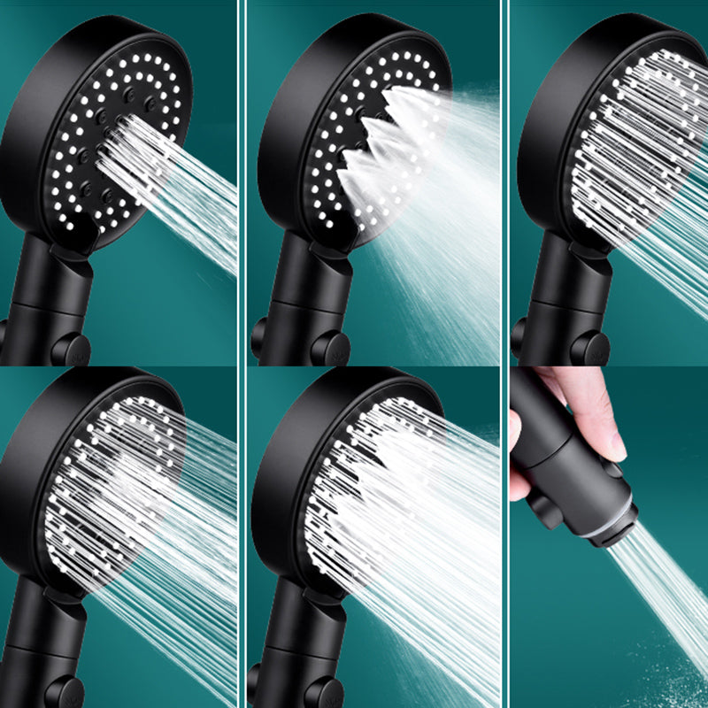 Modern Shower Head 6 Settings Adjustable Spray Pattern Handheld Shower Head