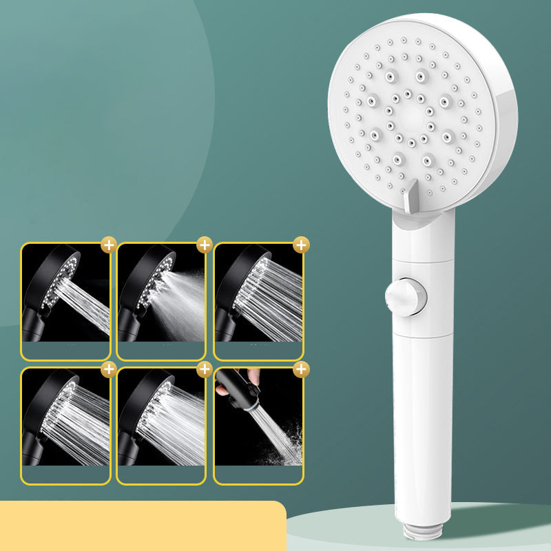 Modern Shower Head 6 Settings Adjustable Spray Pattern Handheld Shower Head