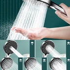 Modern Showerhead 5 Settings Adjustable Spray Pattern Hand Shower