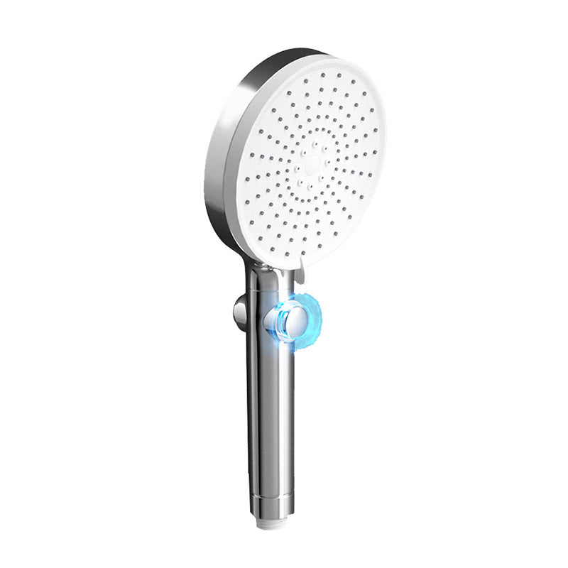 Modern Shower Head Handheld Plastic Round Self-Cleaning Shower Head