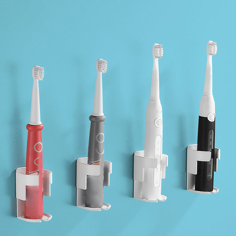 Modern Black/White 4-piece Bathroom Accessory Set, Toothbrush Holder